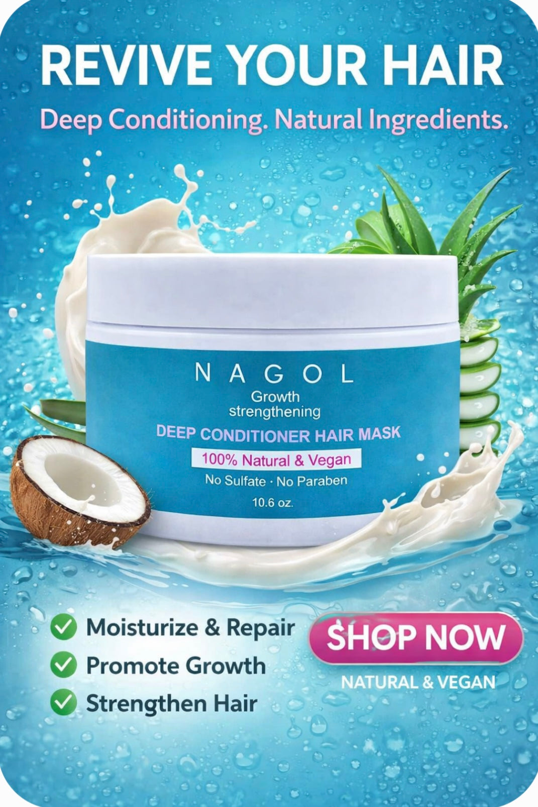 Vegan Deep Conditioning Hair Mask